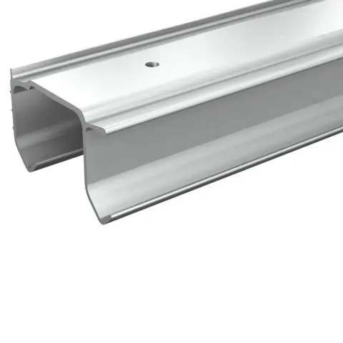 Rail Tubel en aluminium double voie MANTION SA - L.2000 mm - 28/200 