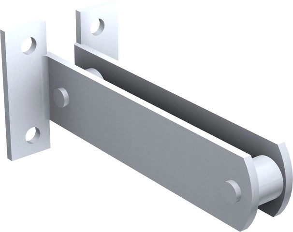 Patte de réglage 6261 MANTION pour 2 rails 62 x 55 mm - 6261