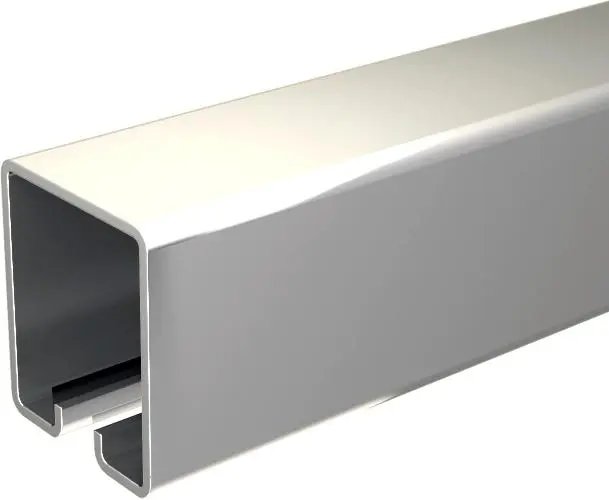 Rail acier galvanisé MANTION - 62 x 55 mm - Longueur 3 m - 6255/300