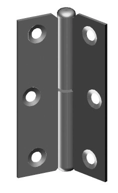 Charnière à dégonder à noeud roulé MONIN - droite - 70 x 45 mm - 433 270 Charnière à dégonder à noeud roulé MONIN - droite - 70 x 45 mm - 433 270