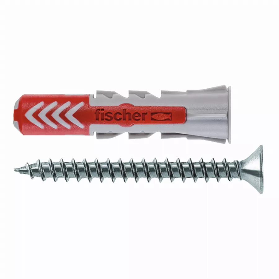 Cheville tous matériaux DuoPower FISCHER 8x40 + Vis - Boite de 50 - 555108 Cheville tous matériaux DuoPower FISCHER 8x40 + Vis - Boite de 50 - 555108