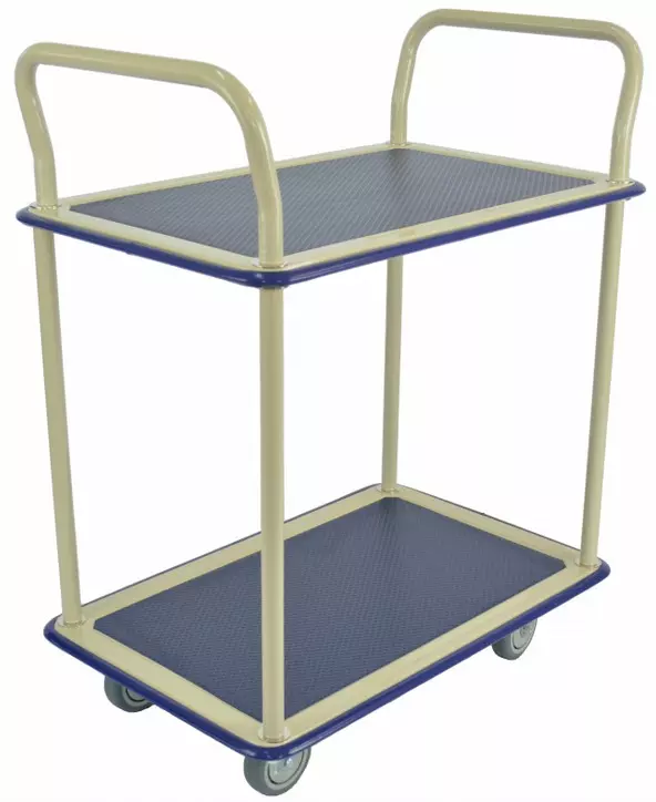 Desserte 2 plateaux tôle recouverts de caoutchouc antidérapant 740 x 480 mm 200 kg - FIMM - 885007680 Desserte 2 plateaux tôle recouverts de caoutchouc antidérapant 740 x 480 mm 200 kg - FIMM - 885007680