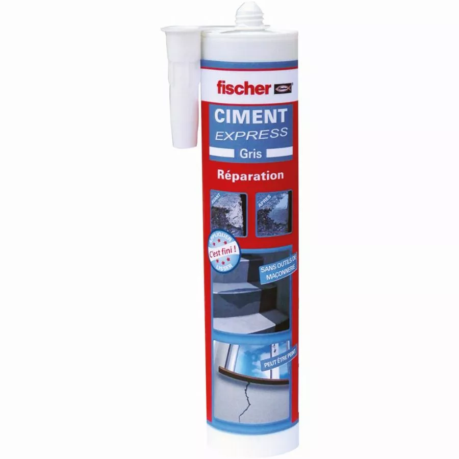 Cartouche ciment express FISCHER Gris 310 ml - 519175 Cartouche ciment express FISCHER Gris 310 ml - 519175