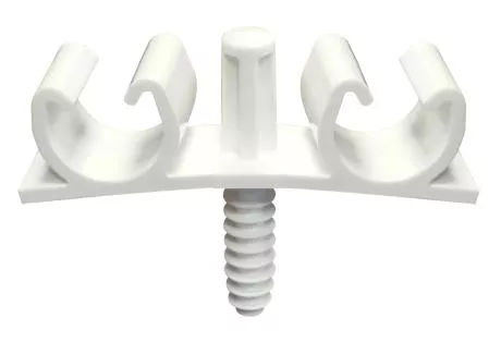 Fixation de tubes multicouche, PER et cuivre gainé ING FIXATION FIX-RING Multi quadruple - Ø 16 à 20 mm - Boîte de 25 pièces - A332100