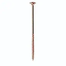 Vis charpente Geto Wood G&B - tête ronde large - boîte de 50 pièces - Ø8 x 160 mm - 92157