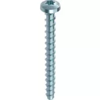 Boite de 100 Vis Multi Monti 6x60 mm HECO SCHRAUBEN - Tête ronde -T30 - Zingué argent - Ø tête 11.6 - 37129