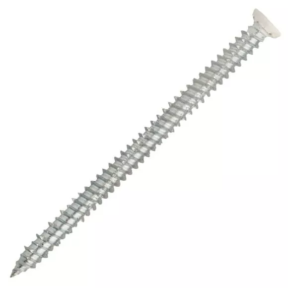 Boîte 100 Vis béton à fixation directe 7.5x82 mm SCELL-IT - Tête fraisée blanc T30 - VFD75082F     