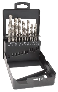 Coffret métal de 19 forets HSS Cobalt 5% RISS - Ø 1 à 10 x 0.5 mm - CO19V3075AC Coffret métal de 19 forets HSS Cobalt 5% RISS - Ø 1 à 10 x 0.5 mm - CO19V3075AC