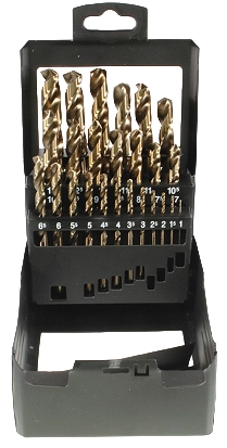 Coffret métal de 25 forets HSS Cobalt 5% RISS - Ø 1 à 13 mm x 0.5 mm - CO25V3075AC Coffret métal de 25 forets HSS Cobalt 5% RISS - Ø 1 à 13 mm x 0.5 mm - CO25V3075AC
