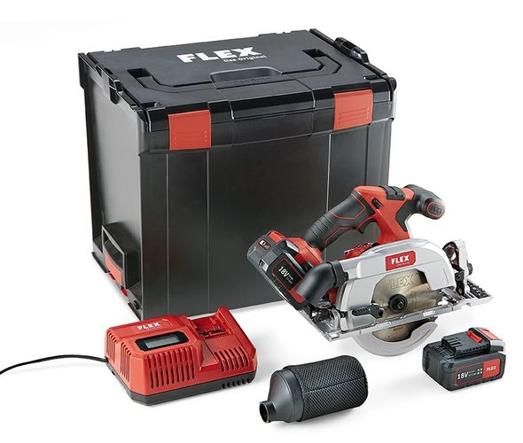 Scie circulaire 18V CS 62 18.0-EC/5.0 Set FLEX - batterie + chargeur + coffret - 454028 Scie circulaire 18V CS 62 18.0-EC/5.0 Set FLEX - batterie + chargeur + coffret - 454028