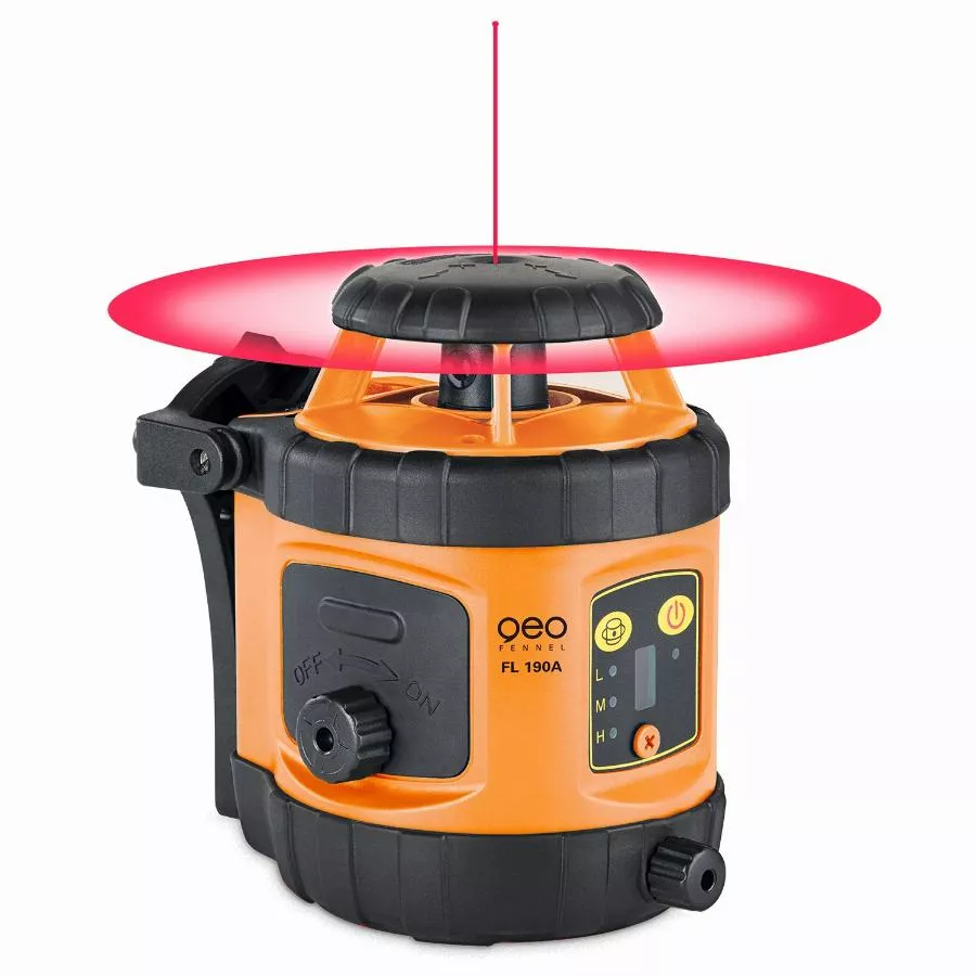Pack laser rotatif FL 190A + trépied + mire + valise GEO FENNEL - 292190-BC