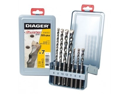Coffret 7 forets béton DIAGER SDS+ - 105D Coffret 7 forets béton DIAGER SDS+ - 105D