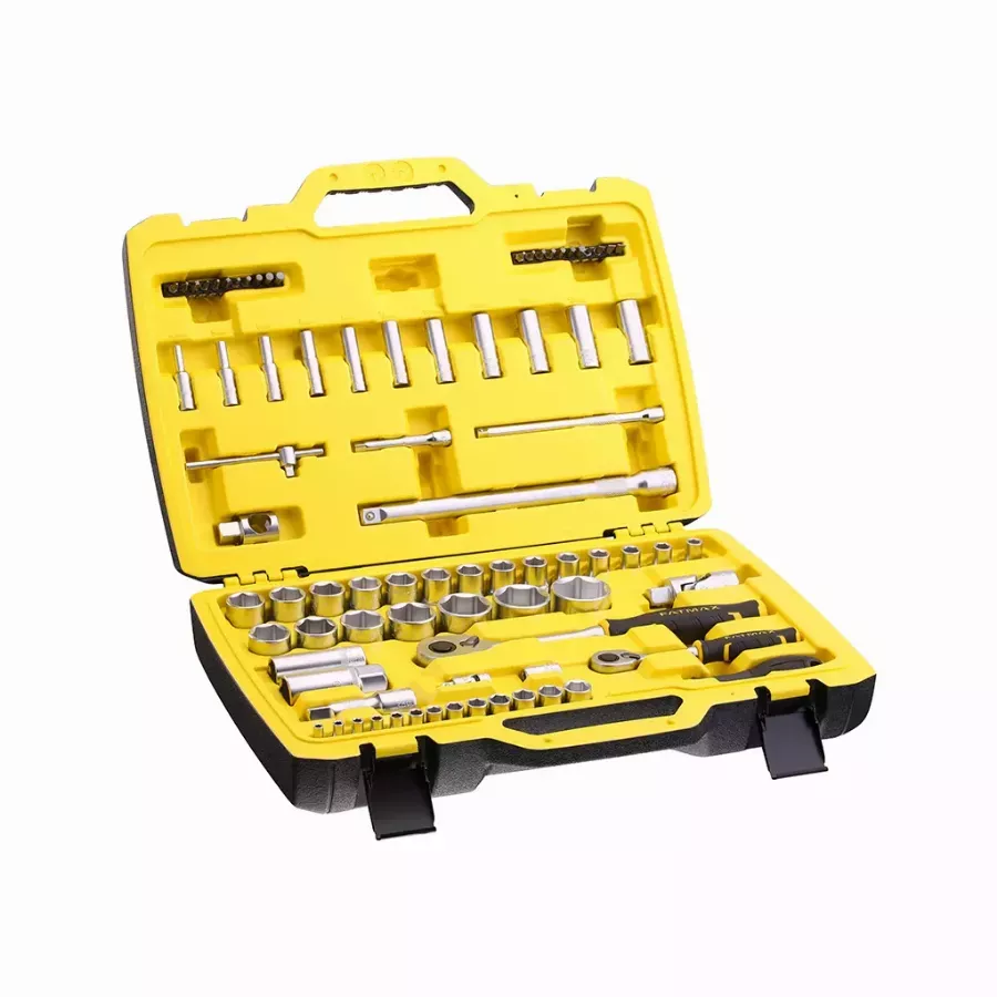 Coffret à douilles 1/4" et 1/2" STANLEY - Jeu de 81 pièces - FMMT82826-1