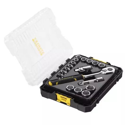Milwaukee Électrique - Coffret de cliquet et douilles 32 pièces 3/8 - Métrique Milwaukee Électrique - Coffret de cliquet et douilles 32 pièces 3/8 - Métrique