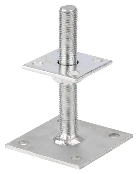 Sabot support poteau réglable 70/100 Galva Alberts - 218102