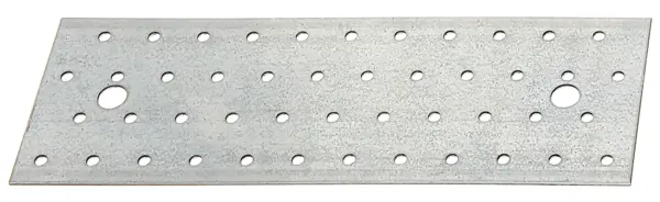 Platine multi-trous 240x80x2 Galva Alberts - 332006