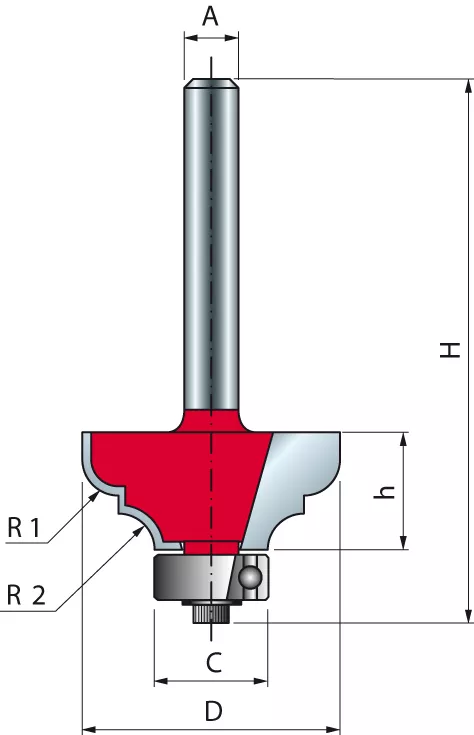 Fraise Queue D'aronde Freud 12,7 Mm - Pour Assemblages Bois, Aggloméré, Panneaux, Utilisable Sur CNC Ou Outils Portables
