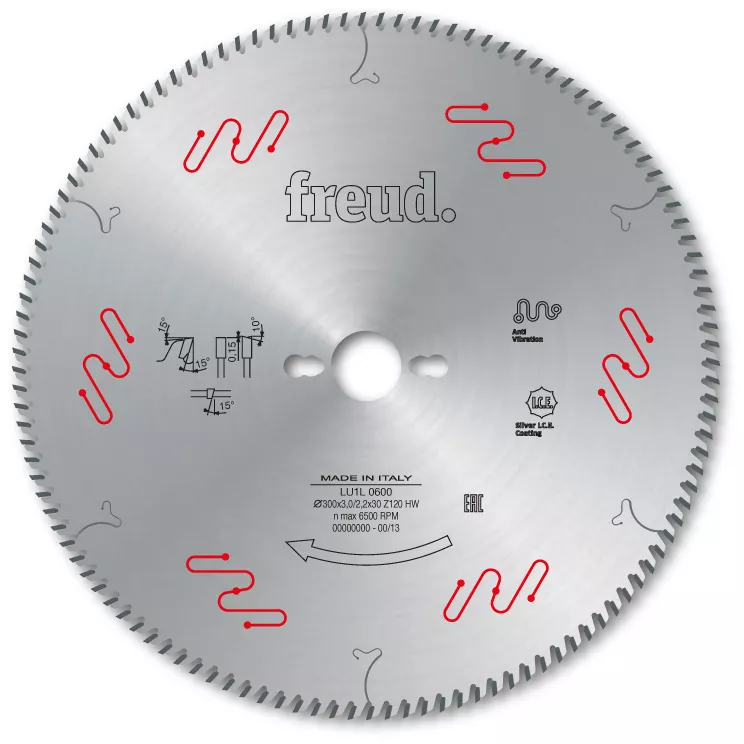 Lame pour encadreuse et corniches FREUD - Ø250 3/2,2 AL30 Z100 BA - F03FS04690 -LU1L 0100