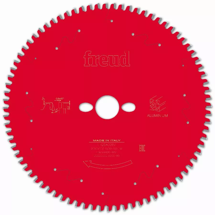 Lame pour scie circulaire portative FREUD - Ø260 2,3/1,8 AL30 Z80 TP -5° - F03FS09827 -FR26A001M Lame pour scie circulaire portative FREUD - Ø260 2,3/1,8 AL30 Z80 TP -5° - F03FS09827 -FR26A001M