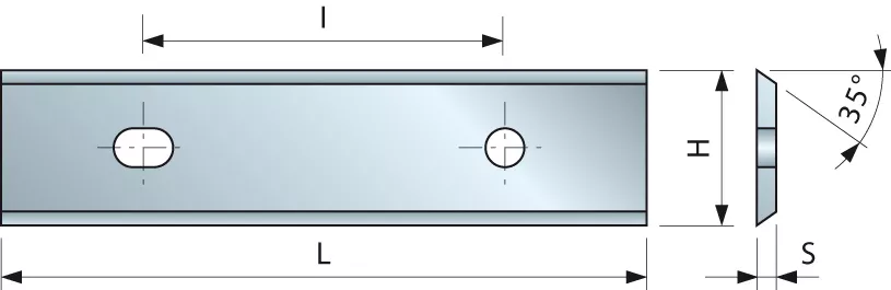 Plaquette 35° 60x12x1,5 I26 - F03FH03357 -CG20MGA310