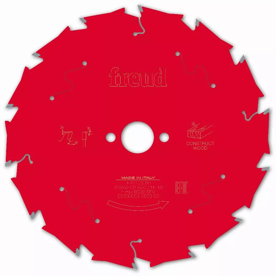 Lame pour scie circulaire portative FREUD - Ø165 2/1,3 AL20 Z14 BA 18° - F03FS09789 -FR07C001H