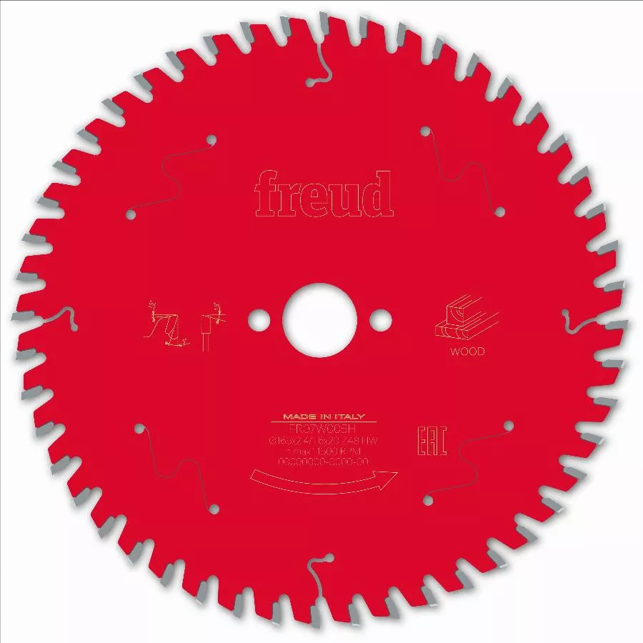 Lame pour scie circulaire portative FREUD - Ø165 2,4/1,6 AL20 Z48 BA 5° - F03FS09690 -FR07W005H