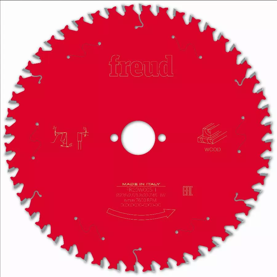Lame pour scie circulaire portative FREUD - Ø235 2,8/1,8 AL30 Z48 BA 15° - F03FS09735 -FR20W005H Lame pour scie circulaire portative FREUD - Ø235 2,8/1,8 AL30 Z48 BA 15° - F03FS09735 -FR20W005H