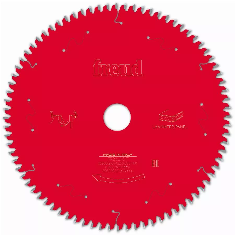 Lame pour scie circulaire portative FREUD - Ø250 2,8/1,8 AL30 Z80 BA -2° - F03FS09804 -FR23L001T Lame pour scie circulaire portative FREUD - Ø250 2,8/1,8 AL30 Z80 BA -2° - F03FS09804 -FR23L001T