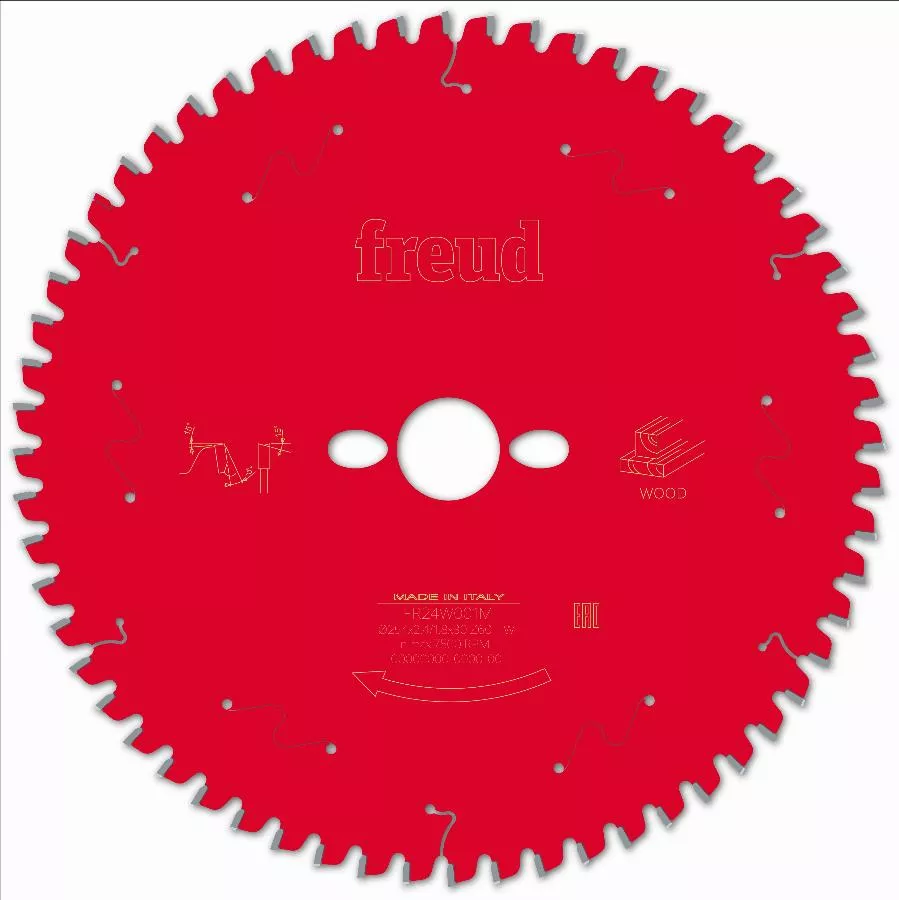 Lame pour scie circulaire portative FREUD - Ø254 2,4/1,8 AL30 Z60 BA -5° - F03FS09755 -FR24W001M Lame pour scie circulaire portative FREUD - Ø254 2,4/1,8 AL30 Z60 BA -5° - F03FS09755 -FR24W001M