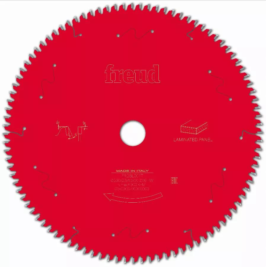Lame pour scie circulaire portative FREUD - Ø300 2,8/1,8 AL30 Z96 BA -2° - F03FS09805 -FR28L001T