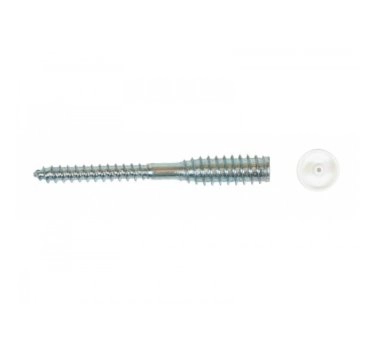 Boite de 100 Vis top-roc PVC ING FIXATIONS - 6x70 mm - Filet 33 mm capuchon blanc - A430140 Boite de 100 Vis top-roc PVC ING FIXATIONS - 6x70 mm - Filet 33 mm capuchon blanc - A430140