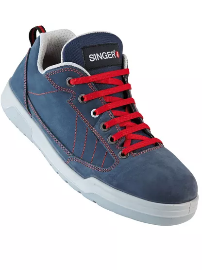 Chaussure basse BARY Bleu Nubuck S3 SINGER T.42 - BARY42