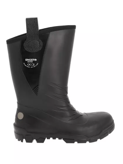 Botte de sécurité hiver - Tige PVC/nitrile - Fourrure polyester - Noir - SINGER - BORNEXX Botte de sécurité hiver - Tige PVC/nitrile - Fourrure polyester - Noir - SINGER - BORNEXX