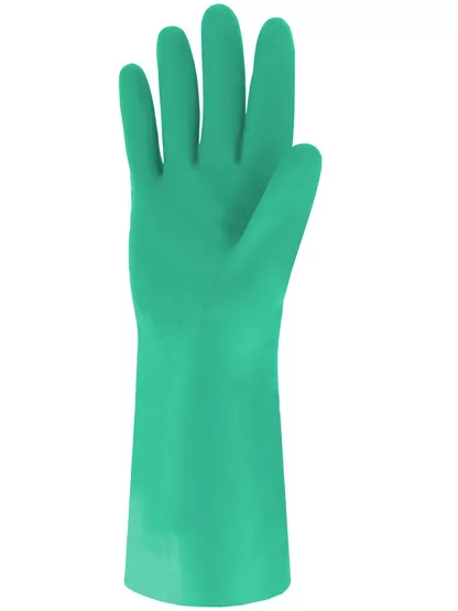 Gants nitrile vert floqué 30 cm SINGER T.9 - NIT153809 Gants nitrile vert floqué 30 cm SINGER T.9 - NIT153809