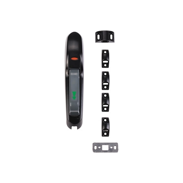 Crémone Defy Noir percée droite LA CROISÉE DS - sans tringle - DS5211-D013
