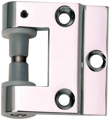 Fiche applique universelle STREMLER Chromé brillant - Blister de 2 - 3206.30.0