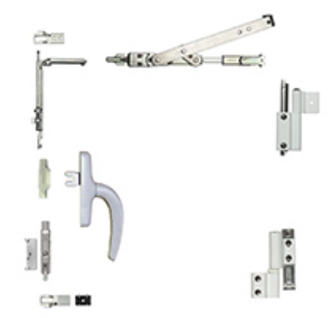 Kit Oscillo-battant complet Galicube 1V FAPIM à crémone Nefer midi - Compas court 402 à 750 mm - Blanc 9010 - 1330AA_32 Kit Oscillo-battant complet Galicube 1V FAPIM à crémone Nefer midi - Compas court 402 à 750 mm - Blanc 9010 - 1330AA_32