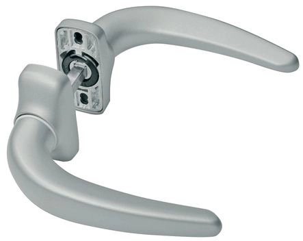 Béquille double Horus Midi 2053I FAPIM Carré 8 mm - Gris 9006 - 2053_G5