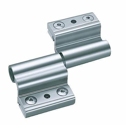 Paumelle porte lourde alu FAPIM - Argent V - pour jeu de 17 - 5681/G6            