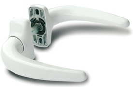Béquille double Horus 2051I FAPIM Carré 8 mm - Blanc 9016 - 2051_QX