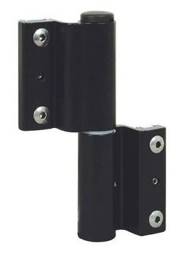 Paumelle à clamer porte fenêtre Venice Baby FAPIM gorge 12x15 - Noir 9005 - 5603C_37