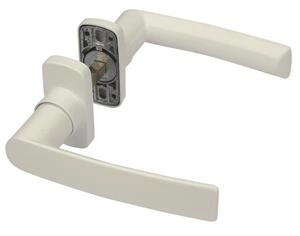 Béquille double Hera FAPIM - Profil 40 à 55 mm - Carré de 8 - blanc - 2041I_32-