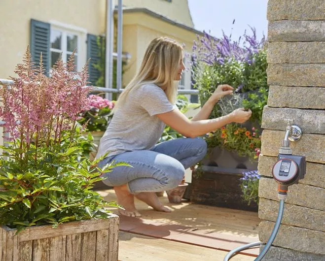 GARDENA 1891-20 Programador de riego Select riego automático y en poco
