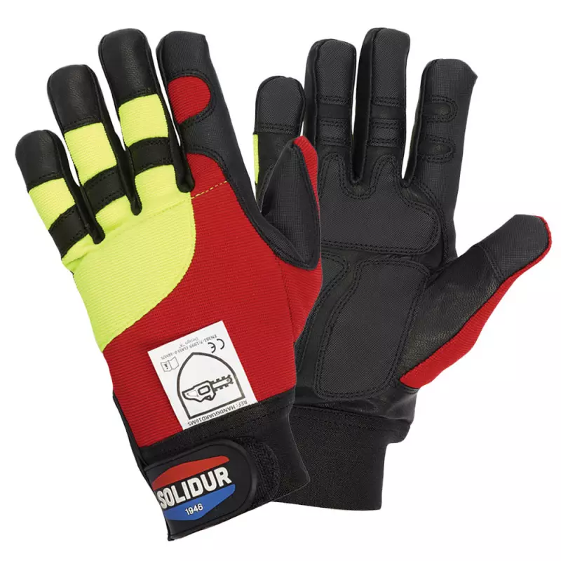 Gants de bûcheron protection des 2 mains INFINITY - SOLIDUR - GA04 Gants de bûcheron protection des 2 mains INFINITY - SOLIDUR - GA04