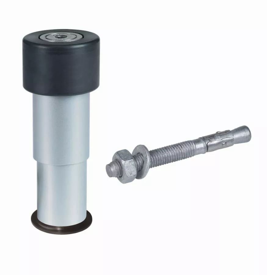 Butée de porte réglable 60 à 110 mm LOCINOX - GATESTOP