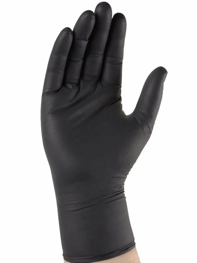 Gants nitrile SINGER FRERES - Noir - Boîte de 100 - Taille 9/10 - XL - AUU500091