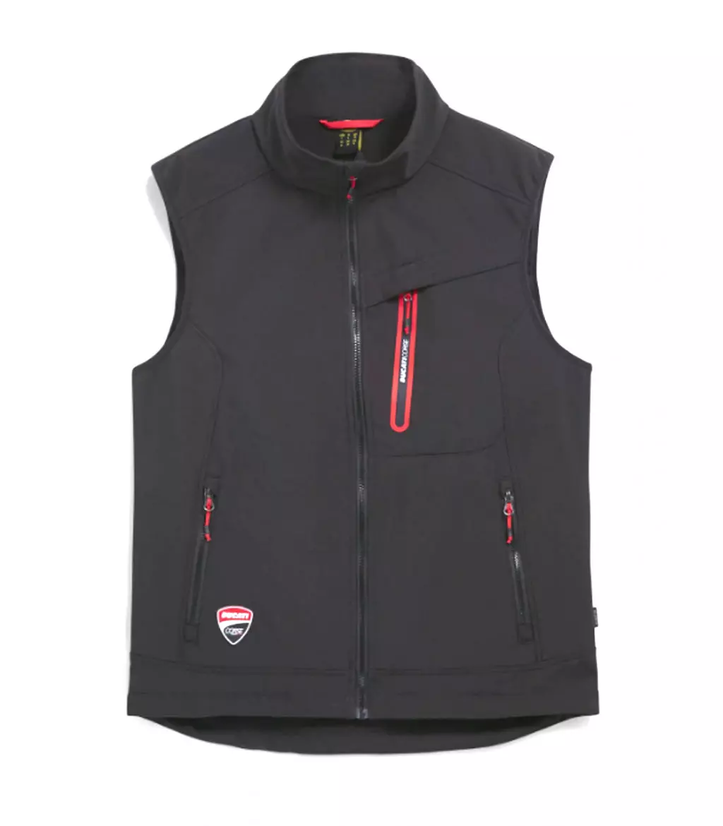 Veste de travail Softshell Ducati sans manche - DIADORA - 702.180072-80013 Veste de travail Softshell Ducati sans manche - DIADORA - 702.180072-80013