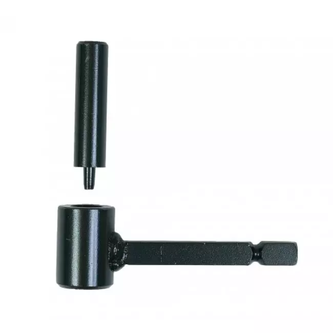 Gond portail pierre Ø16 cataphorèse noir ING FIXATIONS - Queue carrée 10x80 - A000240