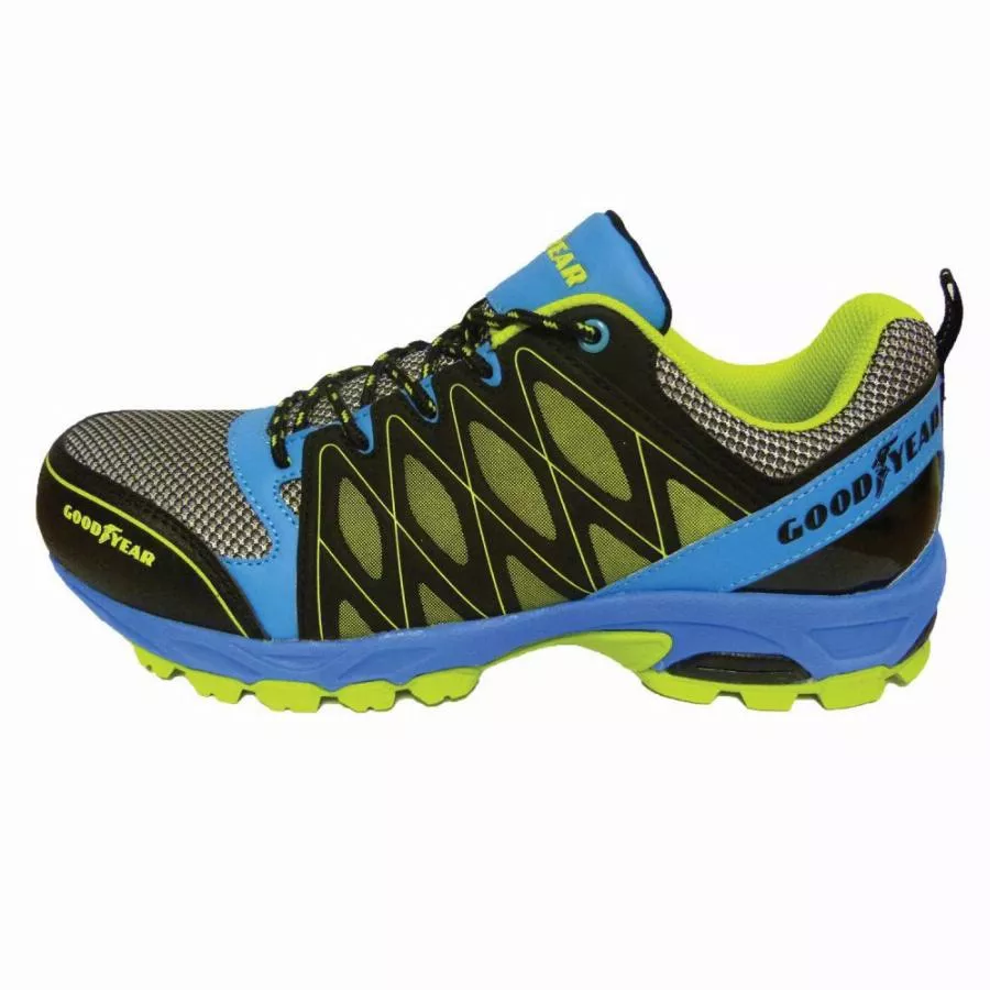 Chaussures de sécurité Goodyear Silverstone S1P Black/Green - 1503 Chaussures de sécurité Goodyear Silverstone S1P Black/Green - 1503