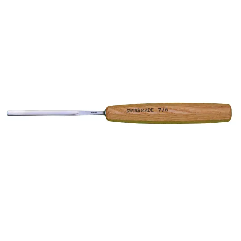 Gouges En Acero Gouge de sculpteur droite demi creuse 6 mm - EMILE PEYRON - 1676